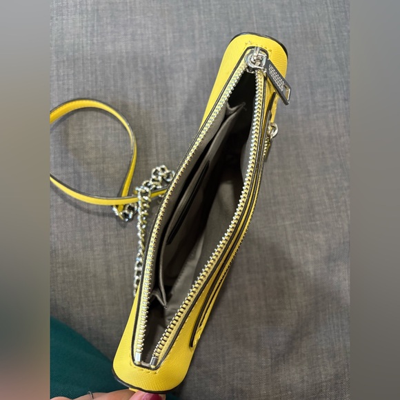 NWOT Rebecca Minkoff Vibrant Yellow Crossbody Bag - Picture 9 of 10